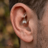 Pixel Controller – 14K & 18K Gold Charm - piercing - zone.com