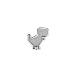 Pixel Dinosaur – 14K Gold Threadless/Threaded End - piercing - zone.com