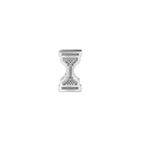 Pixel Hourglass – 14K Gold Threadless/Threaded End - piercing - zone.com