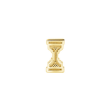 Pixel Hourglass – 14K Gold Threadless/Threaded End - piercing - zone.com