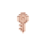 Pixel Key – 14K Gold Threadless/Threaded End - piercing - zone.com