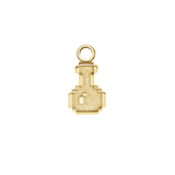 Pixel Potion – 14K & 18K Gold Charm - piercing - zone.com
