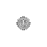 Pixel Power Button – 14K Gold Threadless/Threaded End - piercing - zone.com