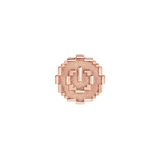 Pixel Power Button – 14K Gold Threadless/Threaded End - piercing - zone.com