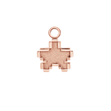 Pixel Star Charm - 14K/18K Gold Charm - piercing - zone.com