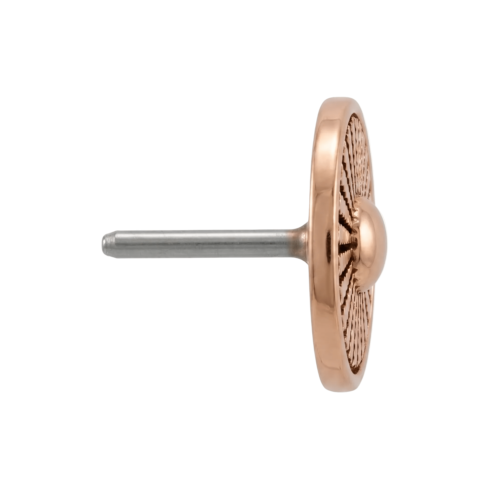 Plasma - 14K Gold Antiqued Threadless/Threaded End - piercing - zone.com