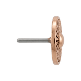 Plasma - 14K Gold Antiqued Threadless/Threaded End - piercing - zone.com