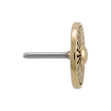 Plasma - 14K Gold Antiqued Threadless/Threaded End - piercing - zone.com