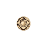 Plasma - 14K Gold Antiqued Threadless/Threaded End - piercing - zone.com