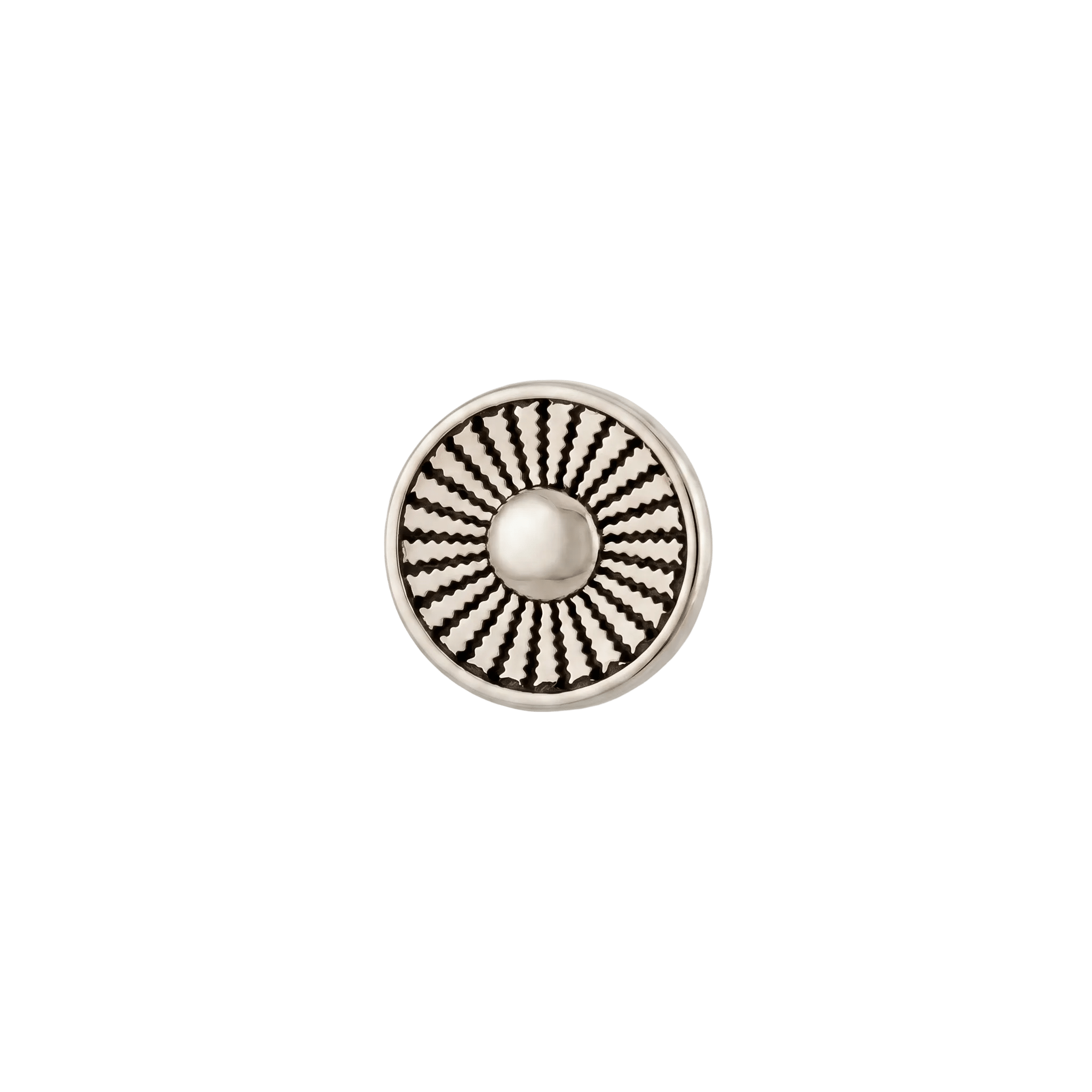 Plasma - 14K Gold Antiqued Threadless/Threaded End - piercing - zone.com