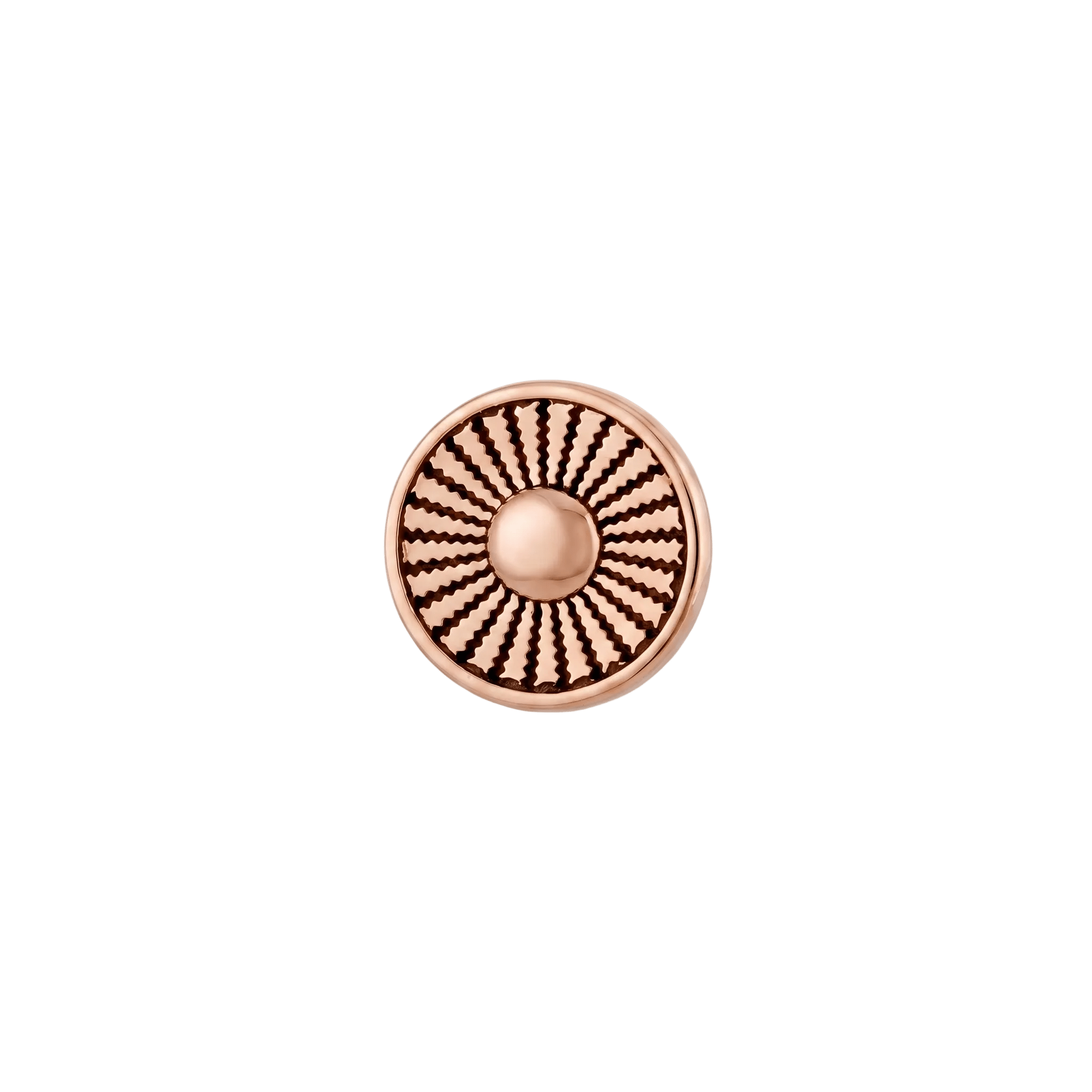 Plasma - 14K Gold Antiqued Threadless/Threaded End - piercing - zone.com