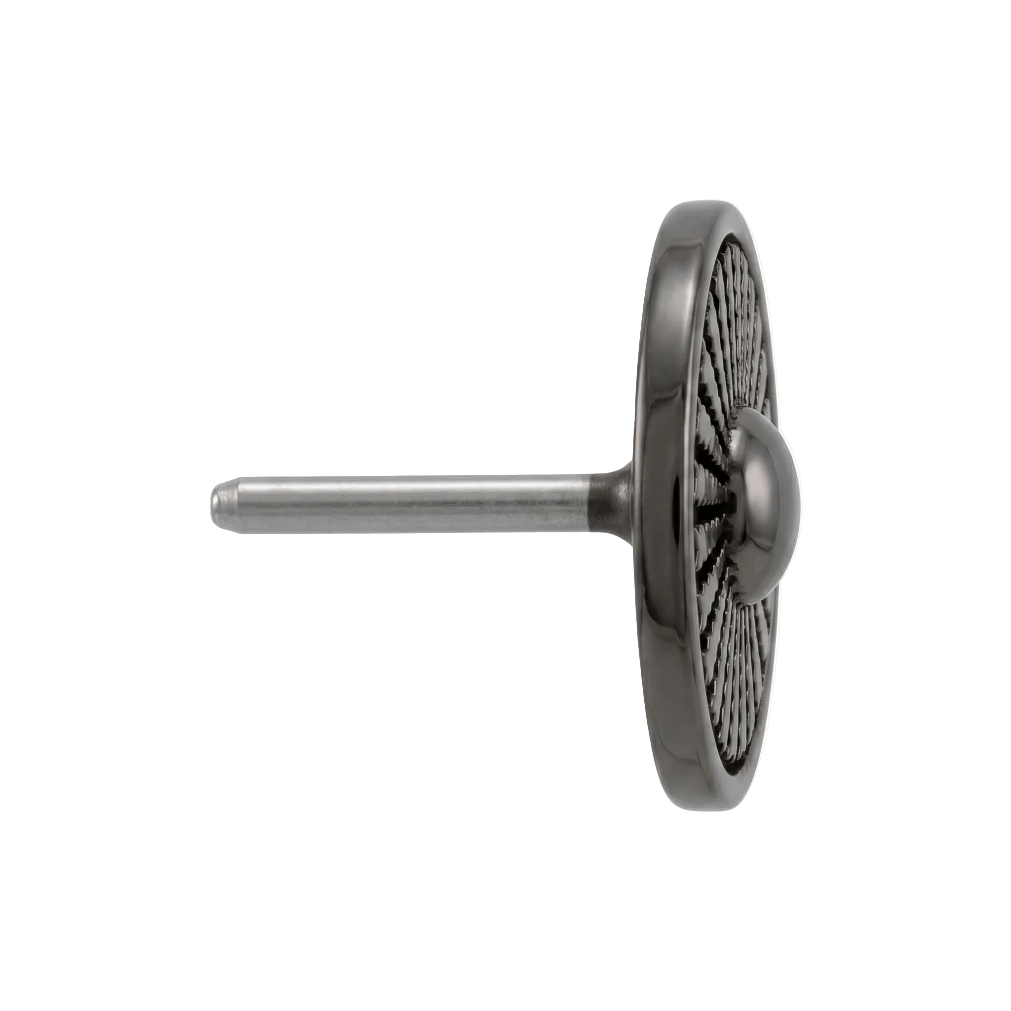 Plasma - 14K Gold Antiqued Threadless/Threaded End - piercing - zone.com