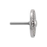 Plasma - 14K Gold Antiqued Threadless/Threaded End - piercing - zone.com