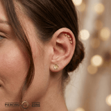 Playing Cards – 14K Gold Threadless/Threaded End - piercing - zone.com