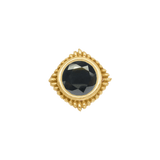 Plume Pin - 14K Gold Gem Threadless End - piercing - zone.com