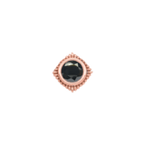 Plume Pin - 14K Gold Gem Threadless End - piercing - zone.com