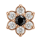 Pointy Flower - 14K Gold Threadless/Threaded