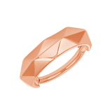 Poly Clicker with Angular Design – 14K & 18K Gold - piercing - zone.com
