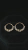 Sitting Pretty Clicker with White Topaz - 14K Gold Gem Clicker Ring - piercing - zone.com
