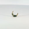 Witching Hour Moss Agate – 14K Gold Threadless End - piercing-zone.com