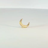 Witching Hour Rutilated Quartz – 14K Gold Threadless End - piercing-zone.com
