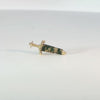 Spellbound Moss Agate – 14K Gold Threadless End - piercing-zone.com