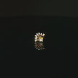 Riviera - 14K Gold Gem Threadless End - piercing - zone.com