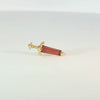 Spellbound Garnet – 14K Gold Threadless End - piercing-zone.com