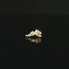 Scene Shaker CZ - 14K Gold Gem Threadless End - piercing - zone.com