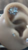 Desden – London Blue Topaz Duo – 14K Gold Threadless End