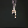 And Beyond CZ Cascade – 14K Gold Threadless End - piercing - zone.com