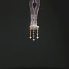 Moving On CZ Chain Arc – 14K Gold Threadless End - piercing - zone.com
