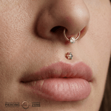 Pride Lantana – 14K Gold Threadless/Threaded End - piercing - zone.com