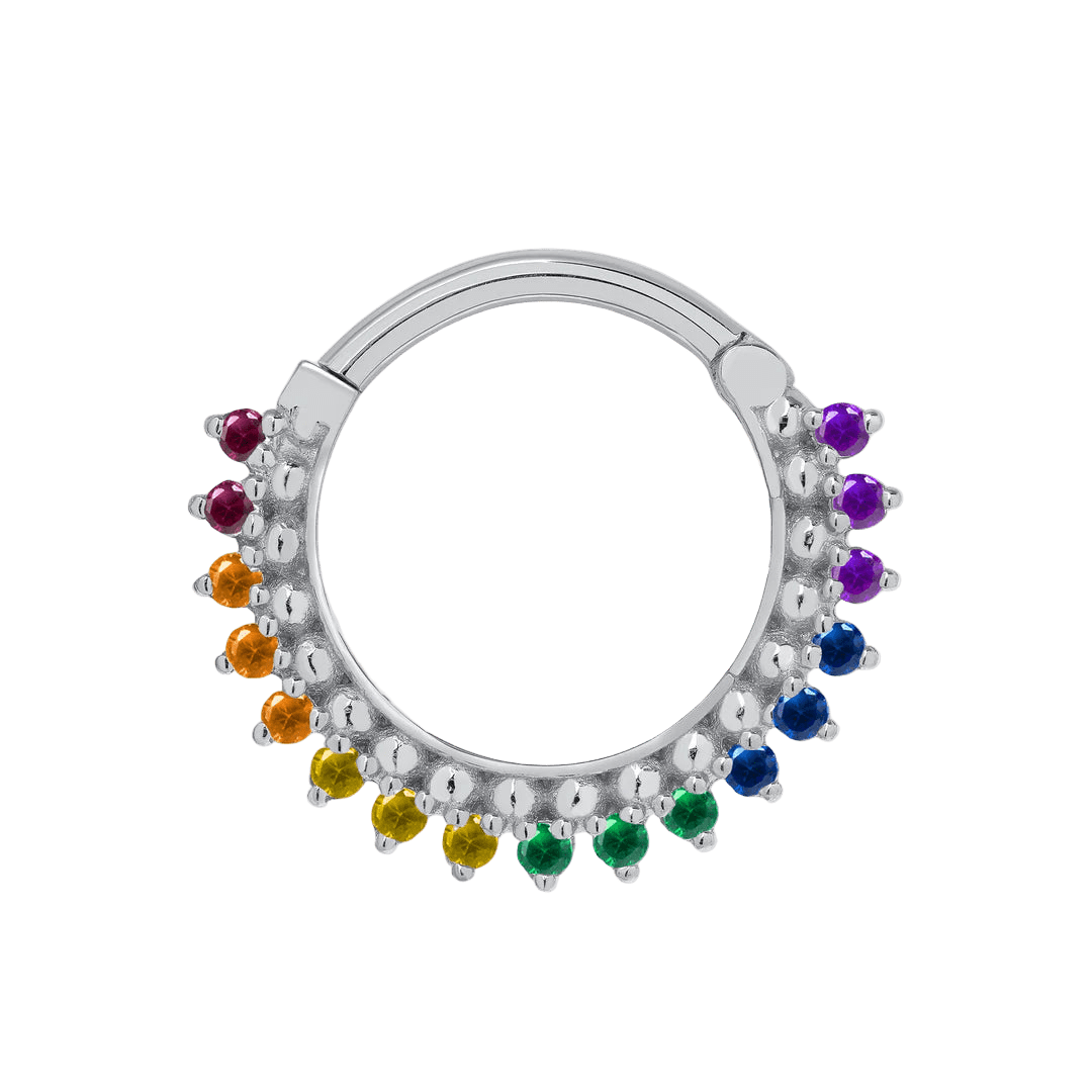 Pride Lucina Clicker – 14K & 18K Gold - piercing - zone.com