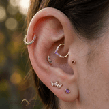 Pride Lucina Clicker – 14K & 18K Gold - piercing - zone.com