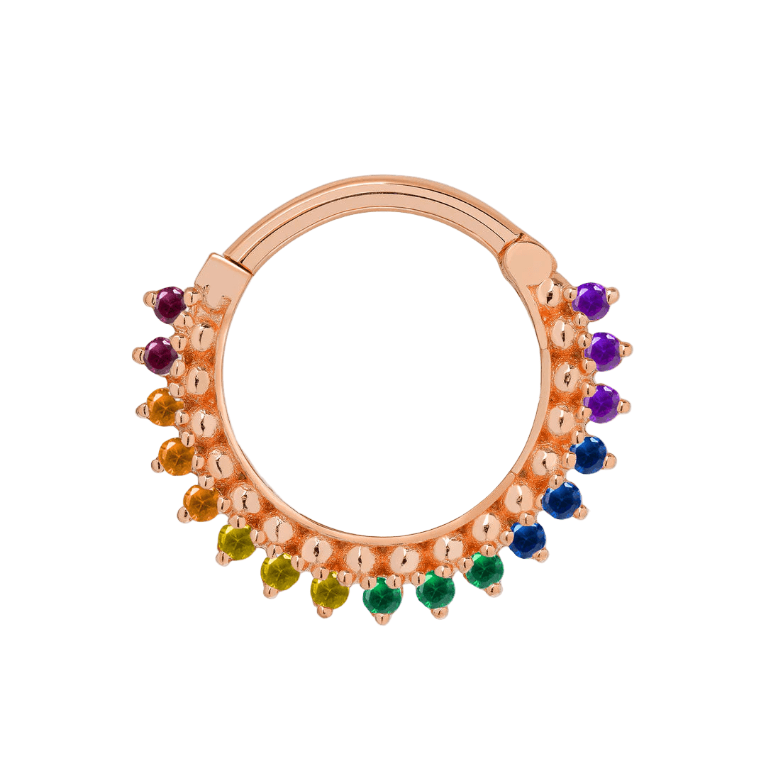 Pride Lucina Clicker – 14K & 18K Gold - piercing - zone.com