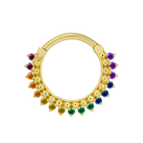 Pride Lucina Clicker – 14K & 18K Gold - piercing - zone.com
