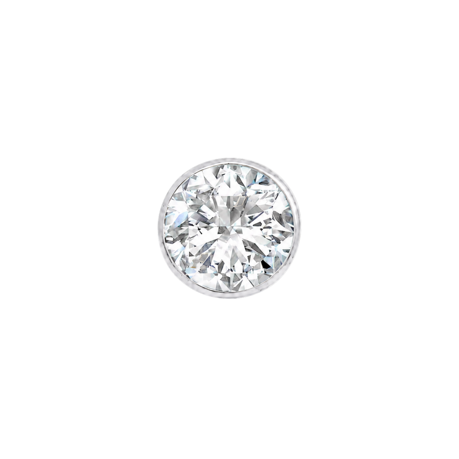 Classic Bezel – 14K Gold Threadless/Threaded End