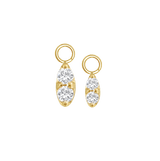 Prongset Marquise – 14K & 18K Gold Gemstone Charm - piercing - zone.com