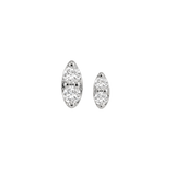 ProngSet Marquise – 14K Gold Threadless/Threaded End - piercing-zone.com