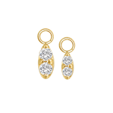 Prongset Marquise – 14K & 18K Gold Gemstone Charm