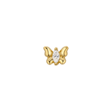 Psyche - 18K Gold Gem Threadless/Threaded End - piercing-zone.com