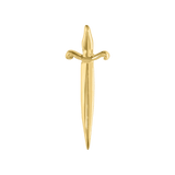 Pugio Dagger – 14K Gold Threadless & Threaded End - piercing - zone.com