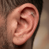 Pugio Dagger – 14K Gold Threadless/Threaded End - piercing - zone.com