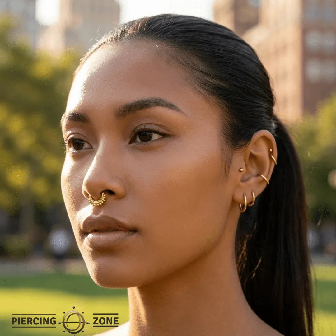 Puja Clicker – 14K & 18K Gold - piercing - zone.com