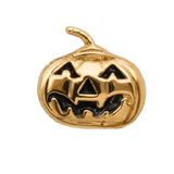 Pumpkin – 14K Gold Threadless/Threaded End - piercing - zone.com
