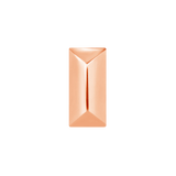Pyramid Bar – 14K Gold Geometric Threadless End - piercing - zone.com