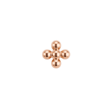 Quadre - 18K Gold Threadless/Threaded End - piercing-zone.com
