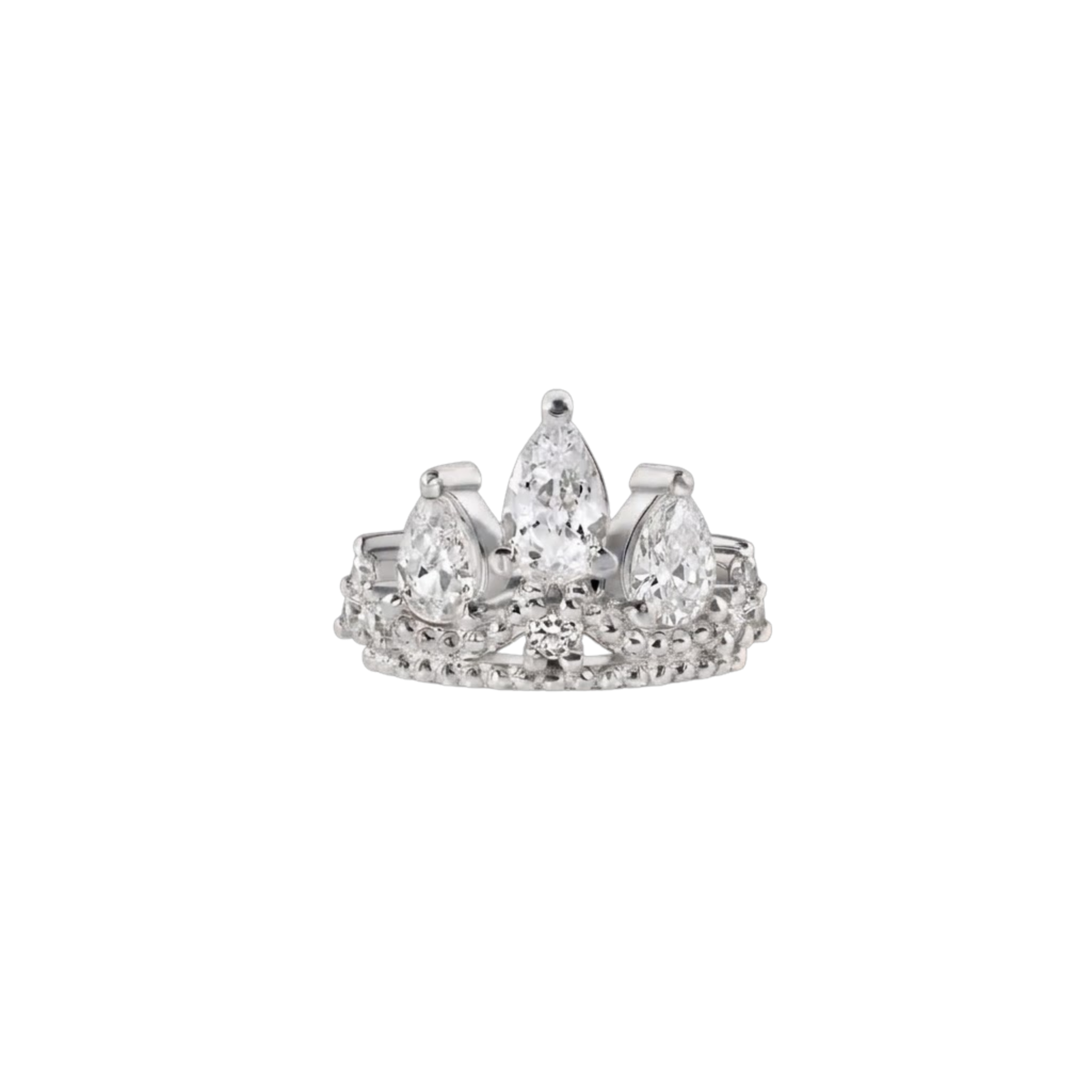 Queen Charlotte – 14K/18K Gold Multi - Stone Clicker Ring - piercing - zone.com