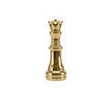 Queen Chess Piece – 14K Gold Threadless/Threaded End - piercing - zone.com